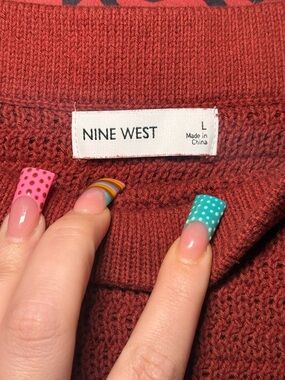 Nine West Maroon Knit Skirt